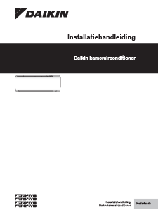 FTXF20-42F_Installation manual_3PNL748643-9M_Dutch download